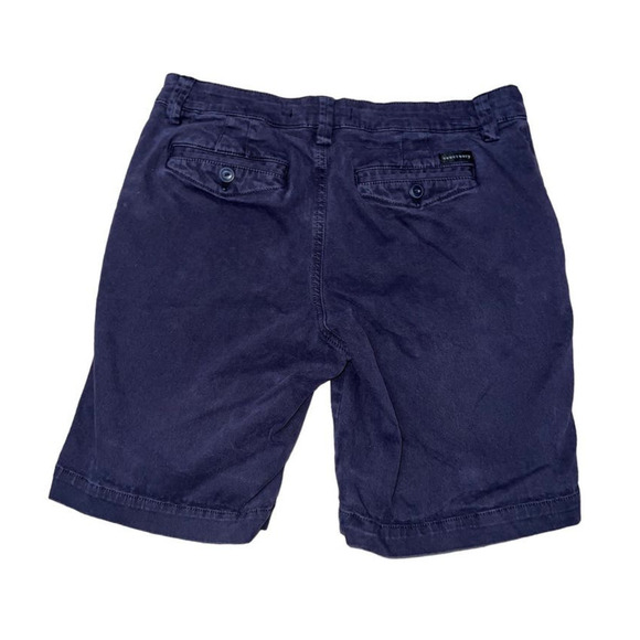 Sanctuary x Anthropologie High Waisted Women Bermuda Shorts Navy Size 27 Petite - Picture 3 of 3